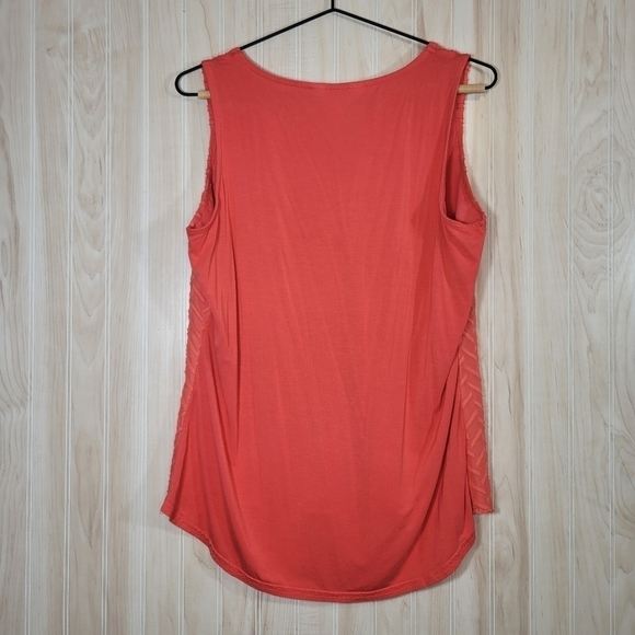 Market & Spruce Tangerine Blouse Tank Top Sz Med - Picture 3 of 4